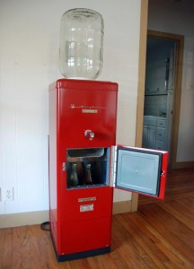 Vintage Water Cooler with fridge